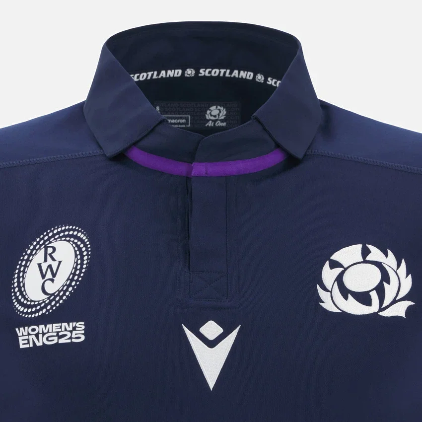 Scottish Rugby 2025/26 Heim-WRWC-Damen-Fit-Replica-Hemd Scottish Rugby 2025/26 Heim-WRWC-Damen-Fit-Replica-Hemd