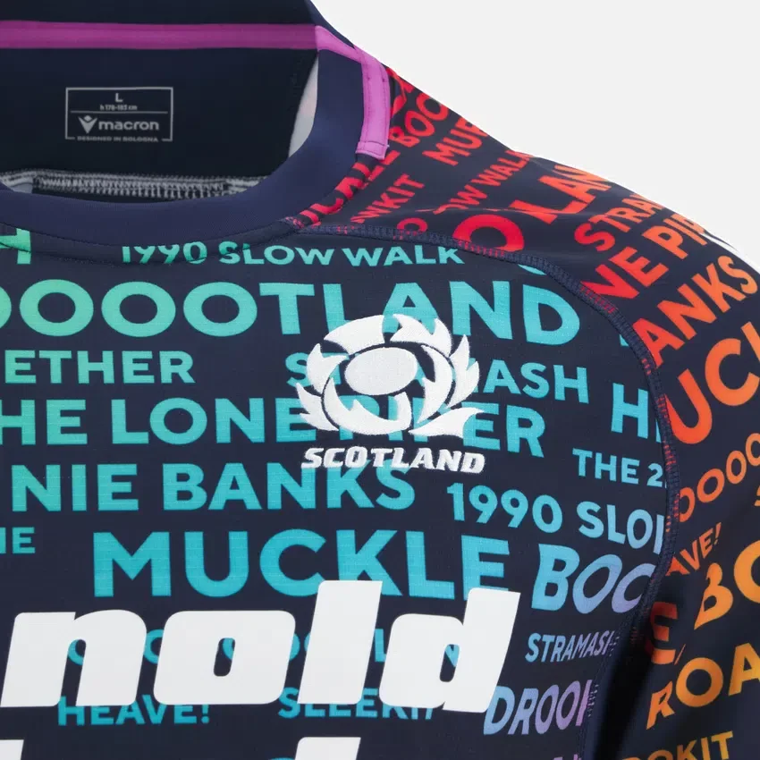 Scottish Rugby 2025/26 Words Trainings-Trikot Scottish Rugby 2025/26 Words Trainings-Trikot