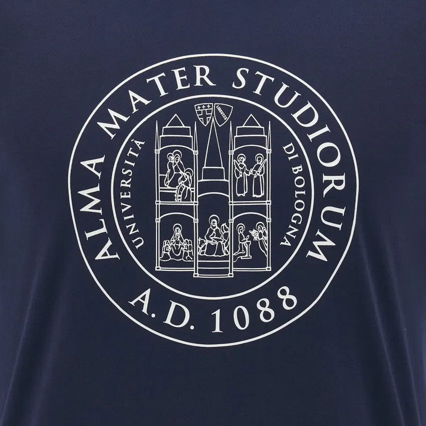 Unibo Collection Navy Baumwoll-T-Shirt für Erwachsene Unibo Collection Navy Baumwoll-T-Shirt für Erwachsene