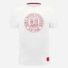Unibo Collection Weisses Baumwoll-T-Shirt für Erwachsene