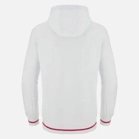 Unibo-Kollektion: Weisser Hoodie mit gebürsteter Innenseite für Senioren Unibo-Kollektion: Weisser Hoodie mit gebürsteter Innenseite für Senioren