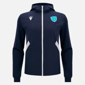Uruguay Rugby 2025/26 Warm-up-Sweatshirt für Erwachsene mit durchgehendem Reissverschluss