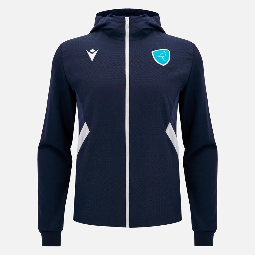Uruguay Rugby 2025/26 Warm-up-Sweatshirt für Erwachsene mit durchgehendem Reissverschluss Uruguay Rugby 2025/26 Warm-up-Sweatshirt für Erwachsene mit durchgehendem Reissverschluss