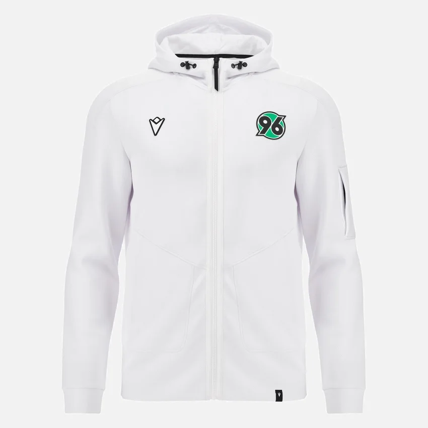 Weisse Hannover 96 2025/26 Anthem Athleisure-Jacke Weisse Hannover 96 2025/26 Anthem Athleisure-Jacke