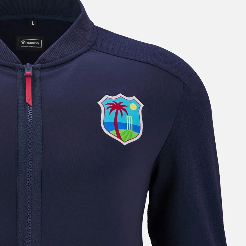 West Indies Cricket 2025/26 Reise-Oberteil mit durchgehendem Reissverschluss für Erwachsene West Indies Cricket 2025/26 Reise-Oberteil mit durchgehendem Reissverschluss für Erwachsene