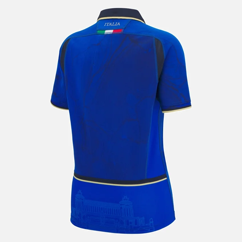 WRWC 2025 Italia Rugby Damen-Slim-Hemd WRWC 2025 Italia Rugby Damen-Slim-Hemd