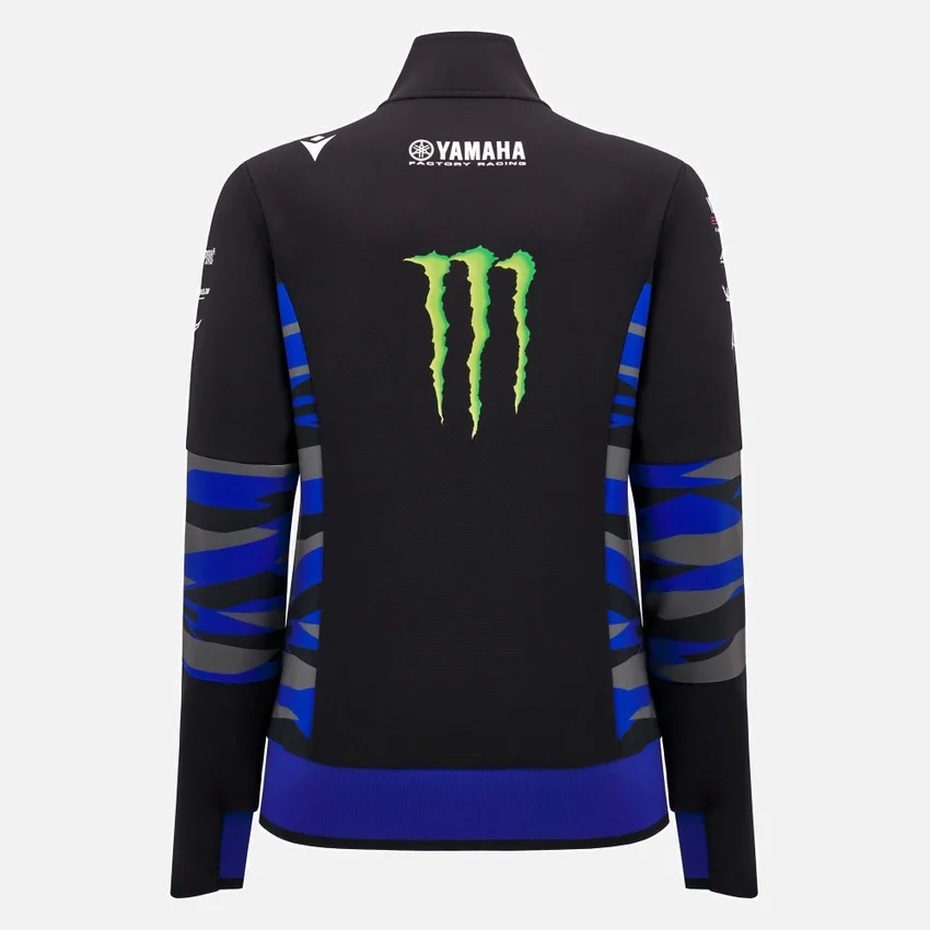Yamaha Factory Racing 2025 Damen-Sweatshirt mit durchgehendem Reissverschluss Yamaha Factory Racing 2025 Damen-Sweatshirt mit durchgehendem Reissverschluss