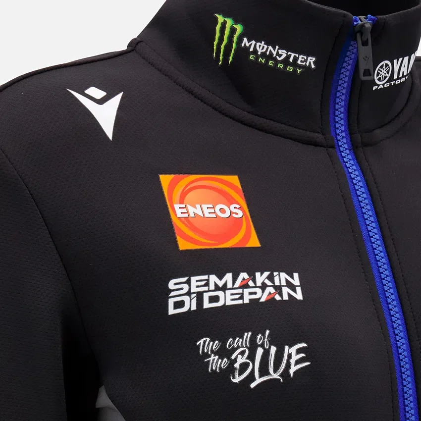 Yamaha Factory Racing 2025 Damen-Sweatshirt mit durchgehendem Reissverschluss Yamaha Factory Racing 2025 Damen-Sweatshirt mit durchgehendem Reissverschluss