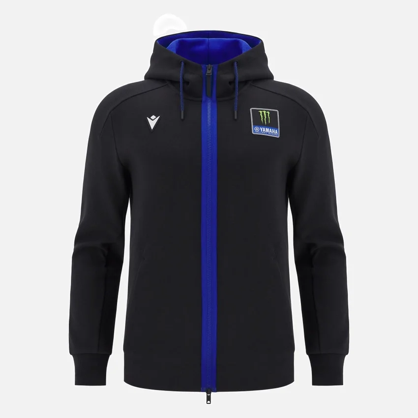 Yamaha Factory Racing 2025 Herren-Sweatshirt mit durchgehendem Reissverschluss Yamaha Factory Racing 2025 Herren-Sweatshirt mit durchgehendem Reissverschluss