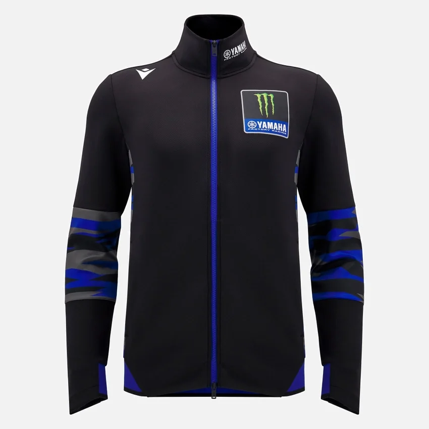 Yamaha Factory Racing 2025 Herren-Sweatshirt mit durchgehendem Reissverschluss Yamaha Factory Racing 2025 Herren-Sweatshirt mit durchgehendem Reissverschluss