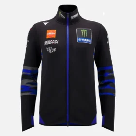 Yamaha Factory Racing 2025 Herren-Sweatshirt mit durchgehendem Reissverschluss