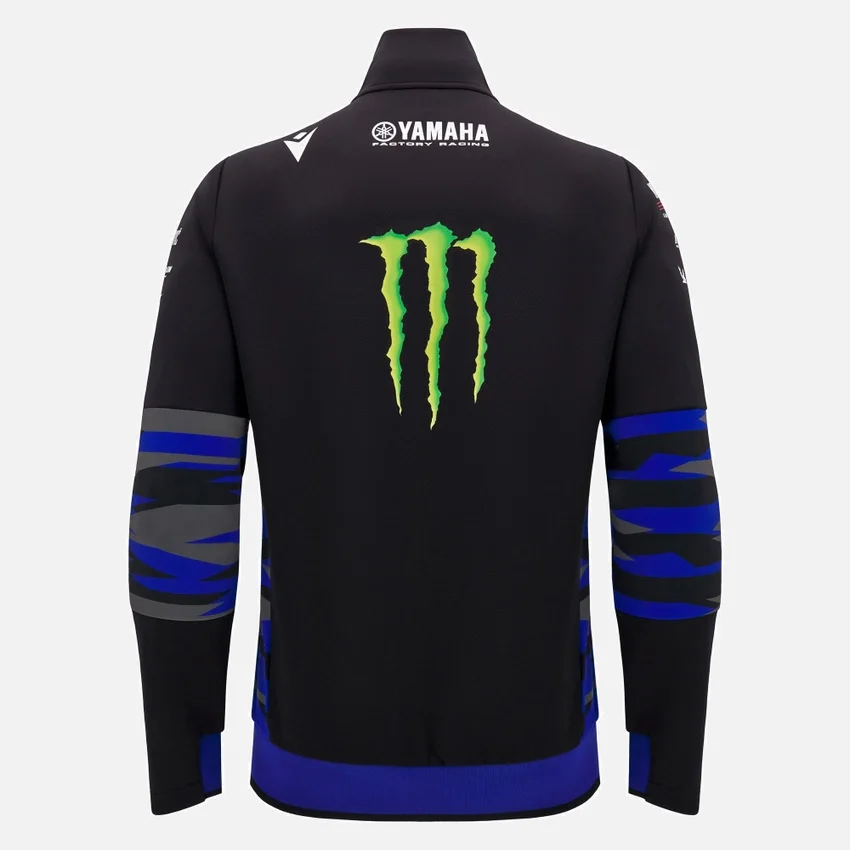 Yamaha Factory Racing 2025 Herren-Sweatshirt mit durchgehendem Reissverschluss Yamaha Factory Racing 2025 Herren-Sweatshirt mit durchgehendem Reissverschluss
