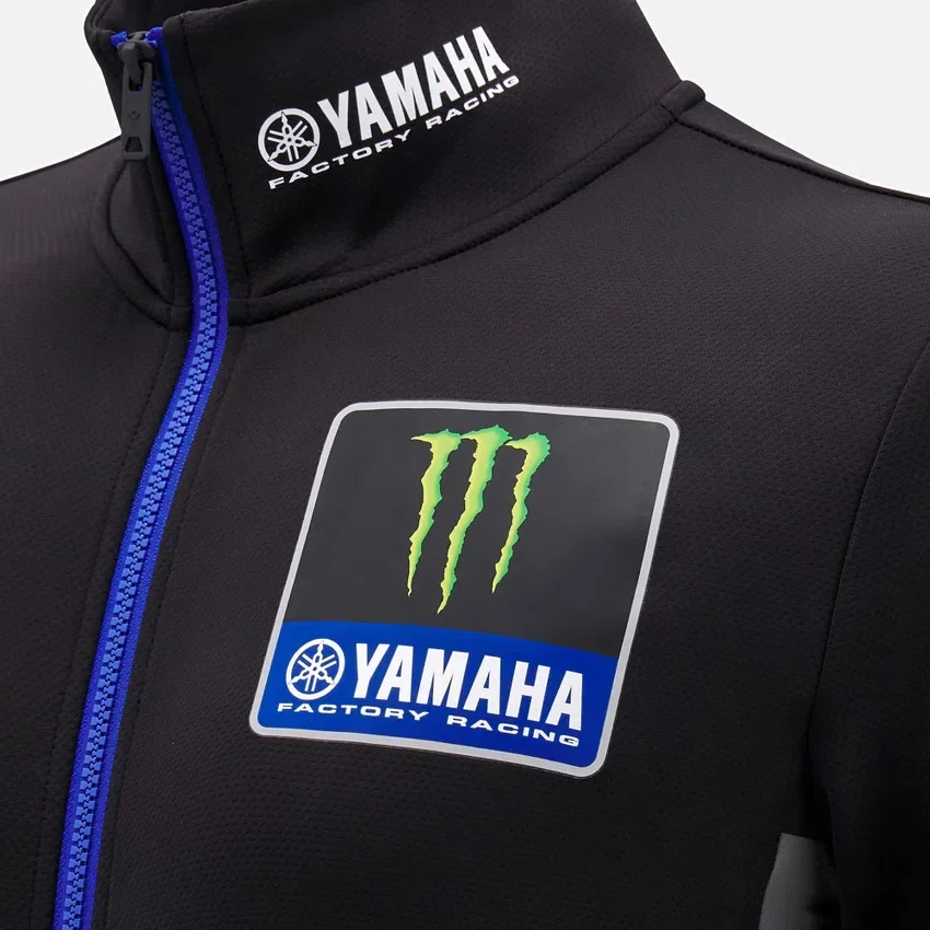 Yamaha Factory Racing 2025 Herren-Sweatshirt mit durchgehendem Reissverschluss Yamaha Factory Racing 2025 Herren-Sweatshirt mit durchgehendem Reissverschluss