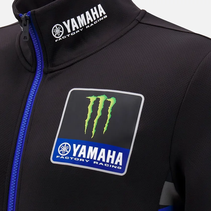 Yamaha Factory Racing 2025 Herren-Sweatshirt mit durchgehendem Reissverschluss Yamaha Factory Racing 2025 Herren-Sweatshirt mit durchgehendem Reissverschluss