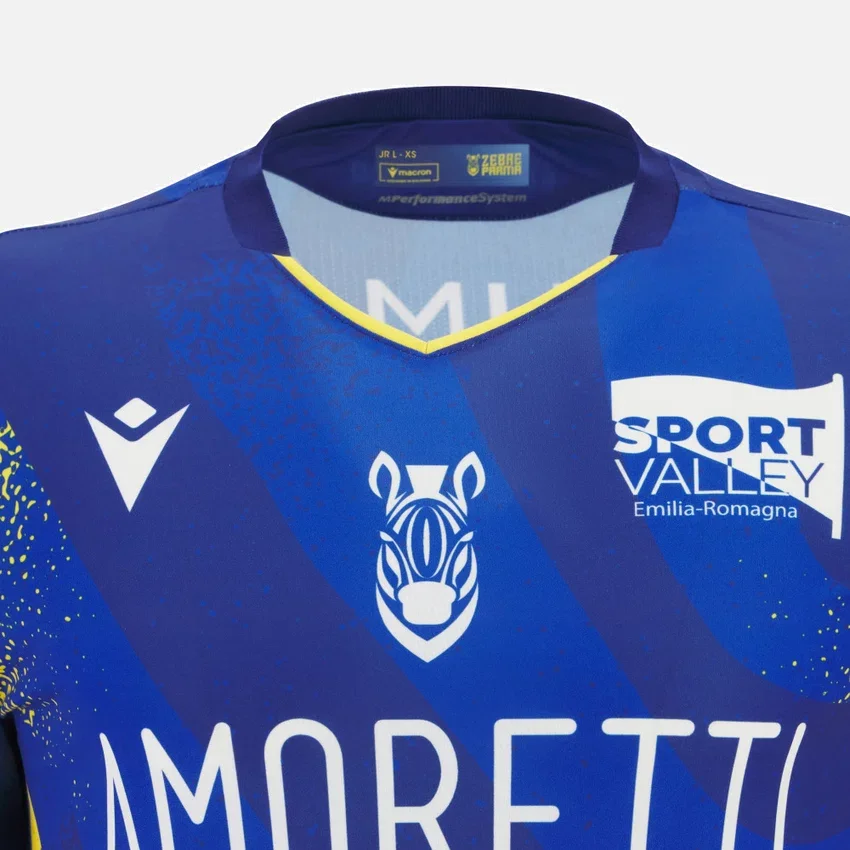 Zebre Parma 2025/26 Junior-Heimhemd Zebre Parma 2025/26 Junior-Heimhemd