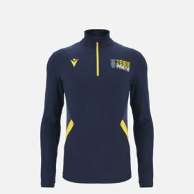Zebre Parma 2025/26 Junior-Trainingssweatshirt mit 1/4-Reissverschluss