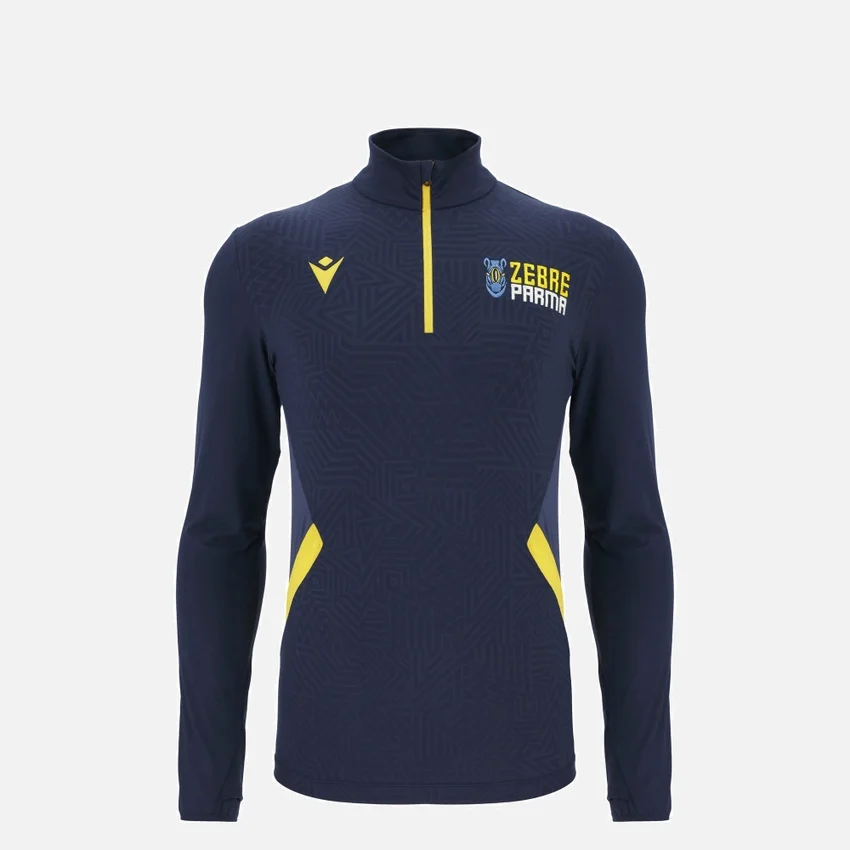 Zebre Parma 2025/26 Junior-Trainingssweatshirt mit 1/4-Reissverschluss Zebre Parma 2025/26 Junior-Trainingssweatshirt mit 1/4-Reissverschluss