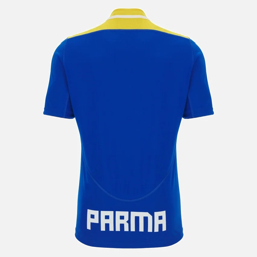 Zebre Parma 2025/26 Trainingshemd für Erwachsene, Blau Royal/Gelb Zebre Parma 2025/26 Trainingshemd für Erwachsene, Blau Royal/Gelb