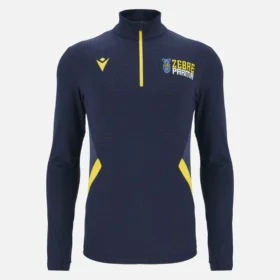 Zebre Parma 2025/26 Trainingssweatshirt für Erwachsene mit 1/4-Reissverschluss